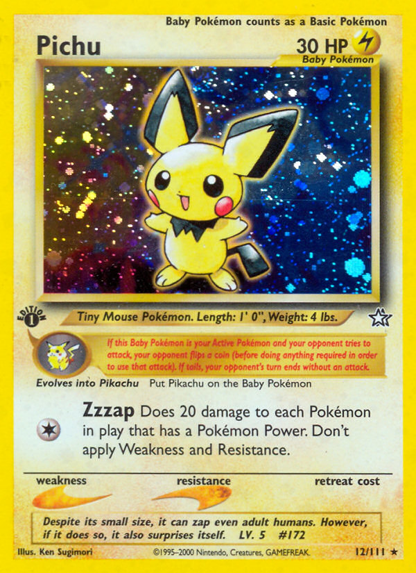Pichu (12/111) [Neo Genesis 1st Edition] | Game Haven TX