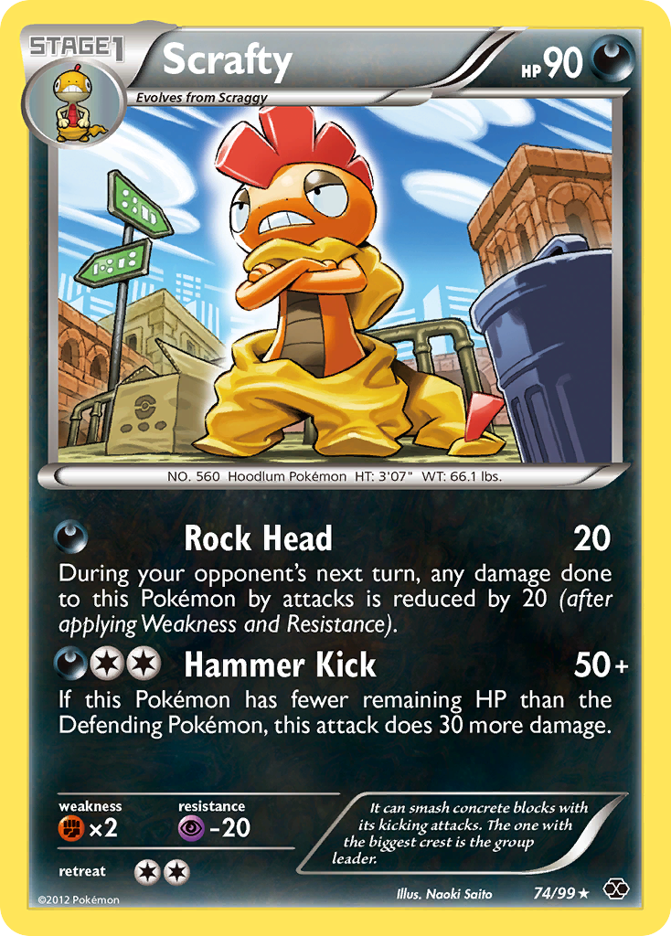 Scrafty (74/99) [Black & White: Next Destinies] | Game Haven TX