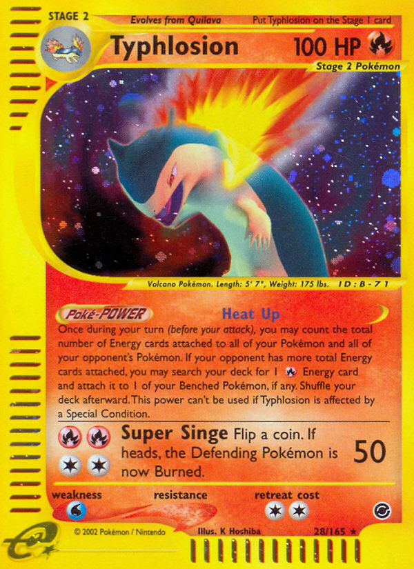 Typhlosion (28/165) [Expedition: Base Set] | Game Haven TX