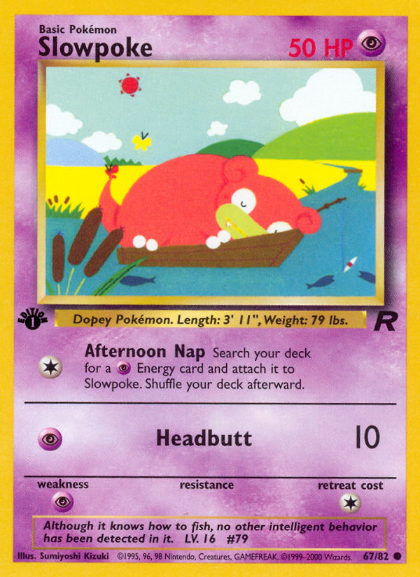 Slowpoke (67/82) [Team Rocket 1st Edition] | Game Haven TX