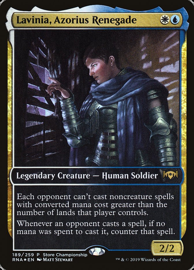 Lavinia, Azorius Renegade [Ravnica Allegiance Promos] | Game Haven TX