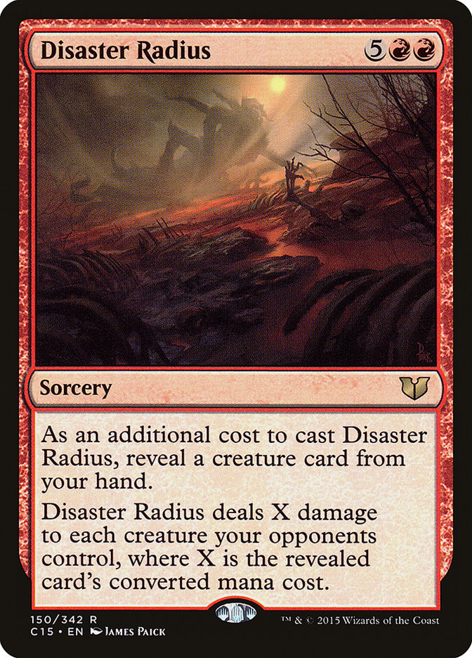 Disaster Radius [Commander 2015] | Game Haven TX