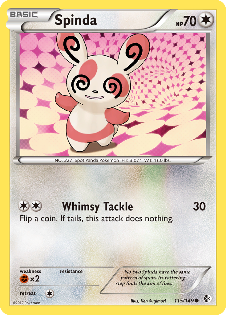 Spinda (115/149) [Black & White: Boundaries Crossed] | Game Haven TX