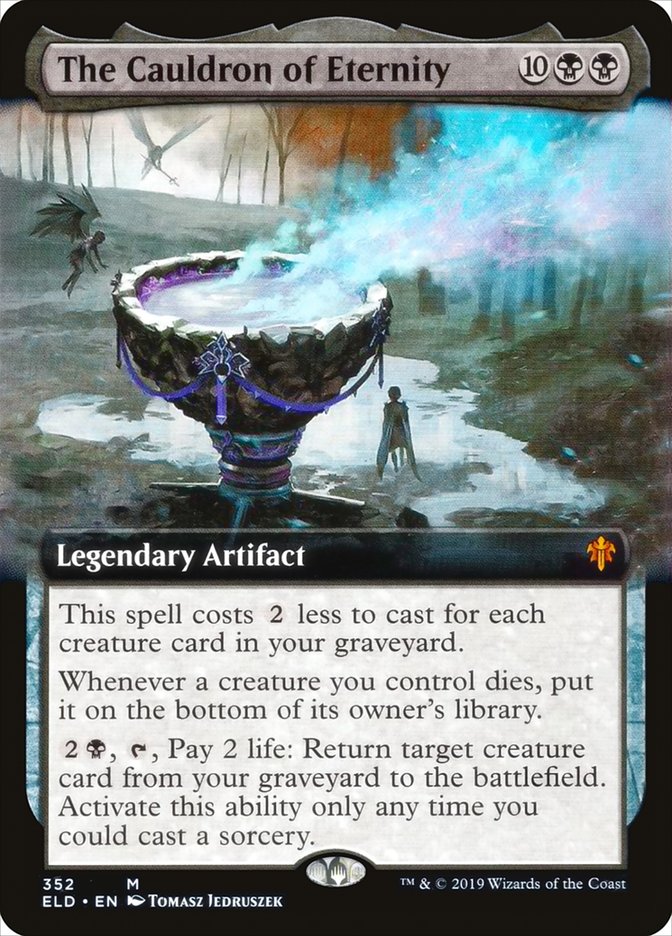 The Cauldron of Eternity (Extended Art) [Throne of Eldraine] | Game Haven TX