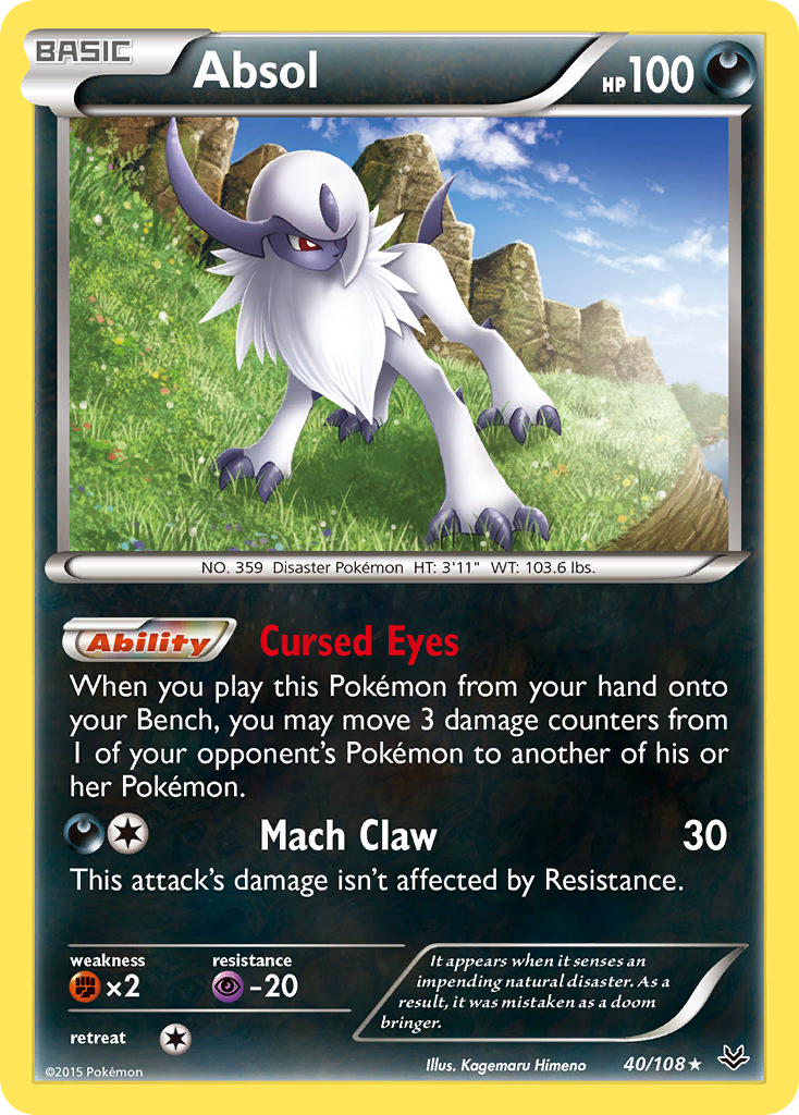 Absol (40/108) [XY: Roaring Skies] | Game Haven TX