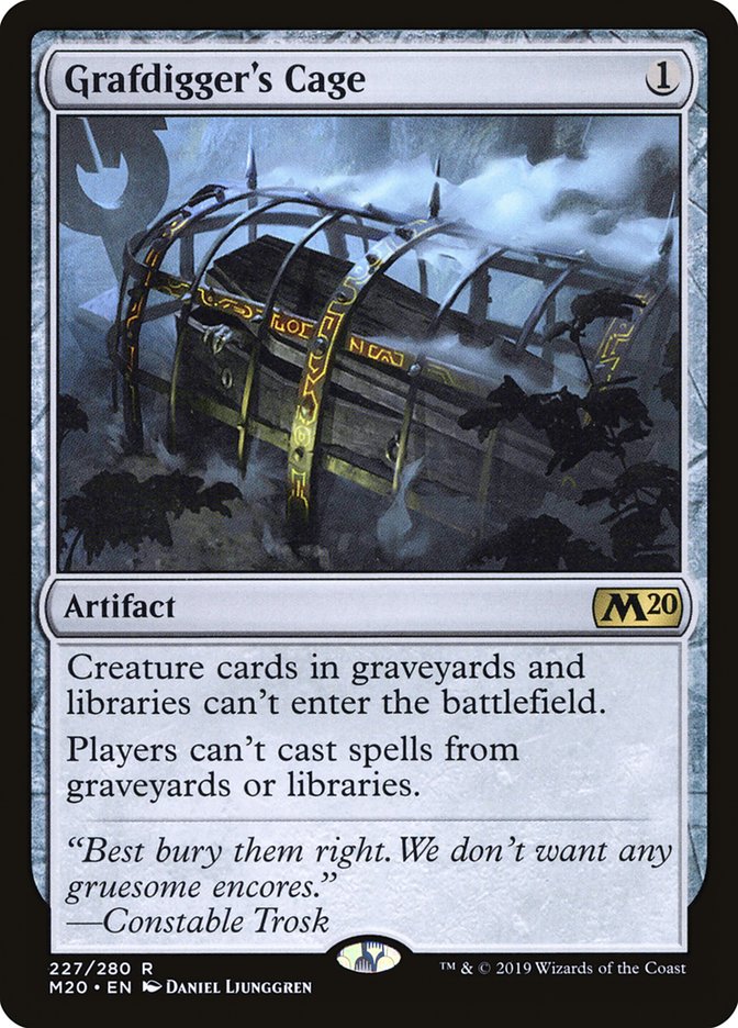 Grafdigger's Cage [Core Set 2020] | Game Haven TX