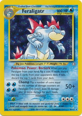 Feraligatr (4/111) [Neo Genesis Unlimited] | Game Haven TX