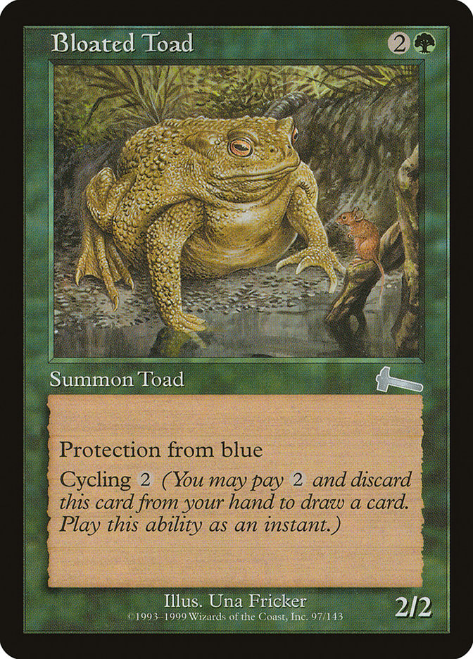 Bloated Toad [Urza's Legacy] | Game Haven TX