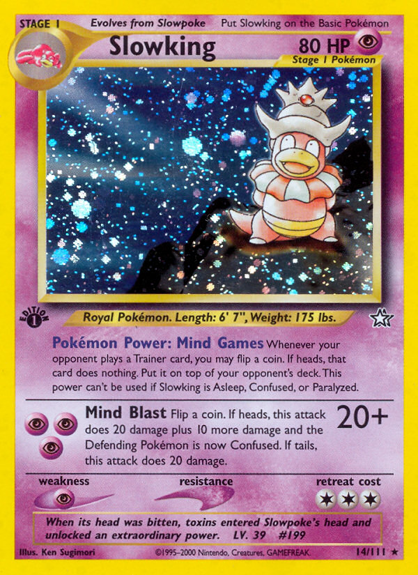 Slowking (14/111) [Neo Genesis 1st Edition] | Game Haven TX