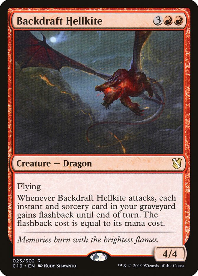 Backdraft Hellkite [Commander 2019] | Game Haven TX