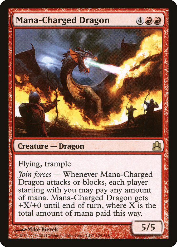 Mana-Charged Dragon [Commander 2011] | Game Haven TX