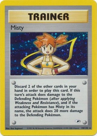 Misty (18/132) [Gym Heroes Unlimited] | Game Haven TX