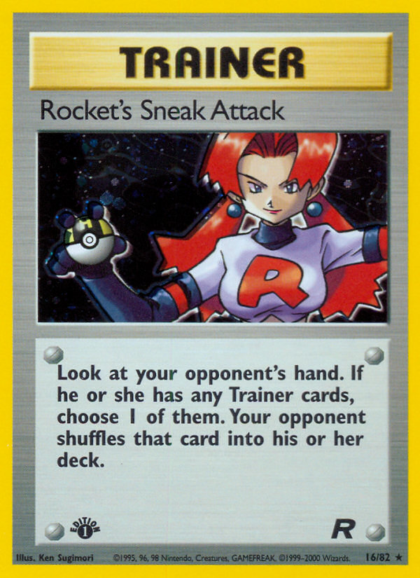 Rocket's Sneak Attack (16/82) [Team Rocket 1st Edition] | Game Haven TX