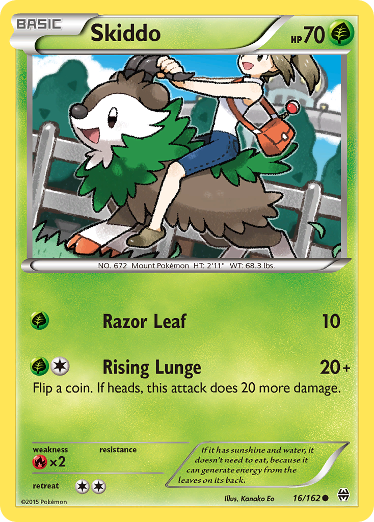 Skiddo (16/162) [XY: BREAKthrough] | Game Haven TX