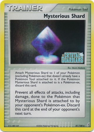 Mysterious Shard (81/100) (Stamped) [EX: Crystal Guardians] | Game Haven TX