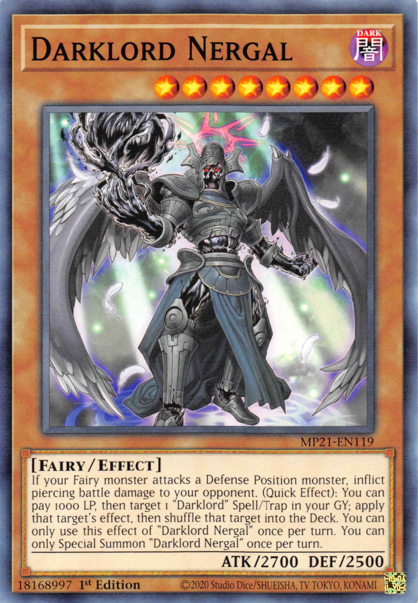 Darklord Nergal [MP21-EN119] Common | Game Haven TX