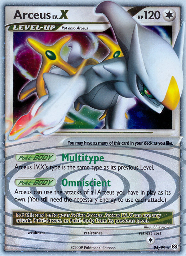 Arceus LV.X (94/99) [Platinum: Arceus] | Game Haven TX