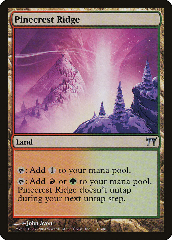 Pinecrest Ridge [Champions of Kamigawa] | Game Haven TX