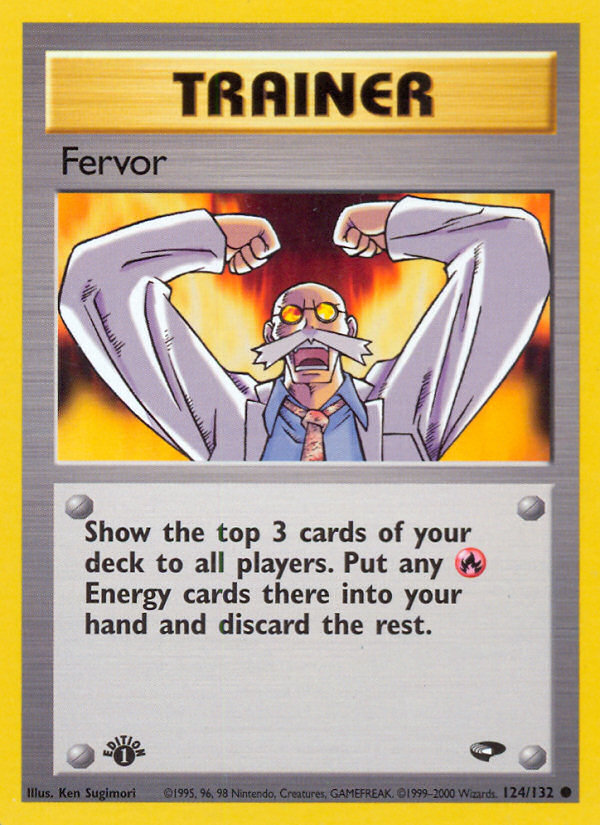 Fervor (124/132) [Gym Challenge 1st Edition] | Game Haven TX