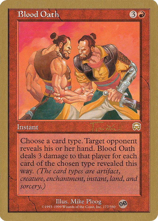 Blood Oath (Jan Tomcani) (SB) [World Championship Decks 2001] | Game Haven TX