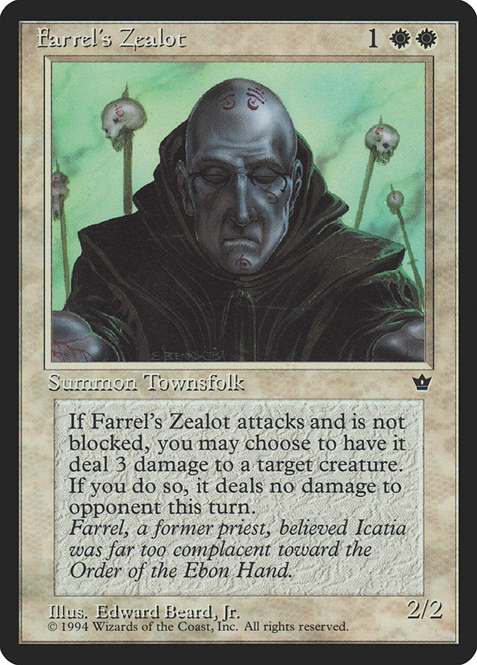 Farrel's Zealot (Edward P. Beard, Jr.) [Fallen Empires] | Game Haven TX