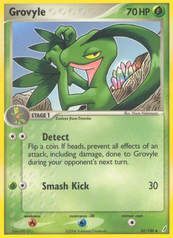 Grovyle (32/100) [EX: Crystal Guardians] | Game Haven TX