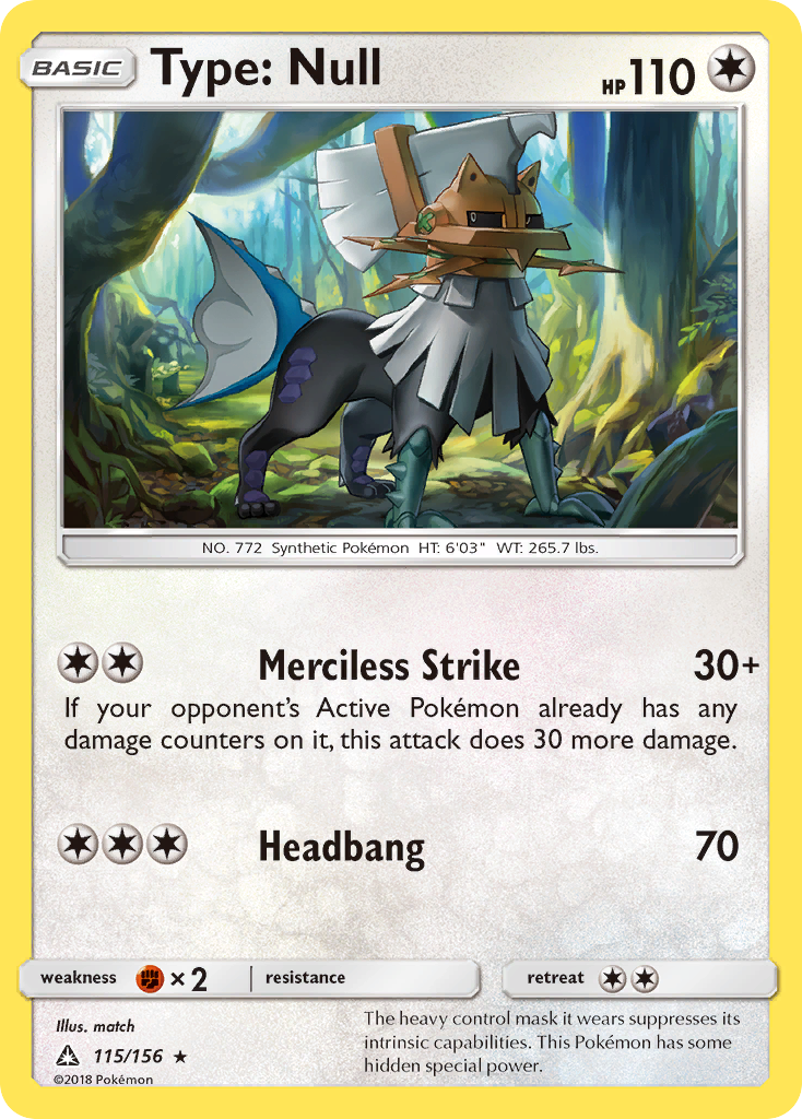 Type: Null (115/156) [Sun & Moon: Ultra Prism] | Game Haven TX