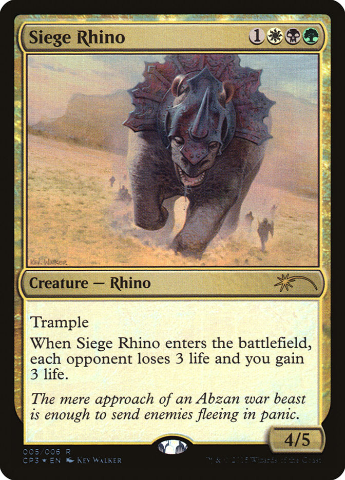 Siege Rhino [Magic Origins Clash Pack] | Game Haven TX