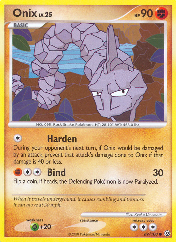 Onix (69/100) [Diamond & Pearl: Stormfront] | Game Haven TX
