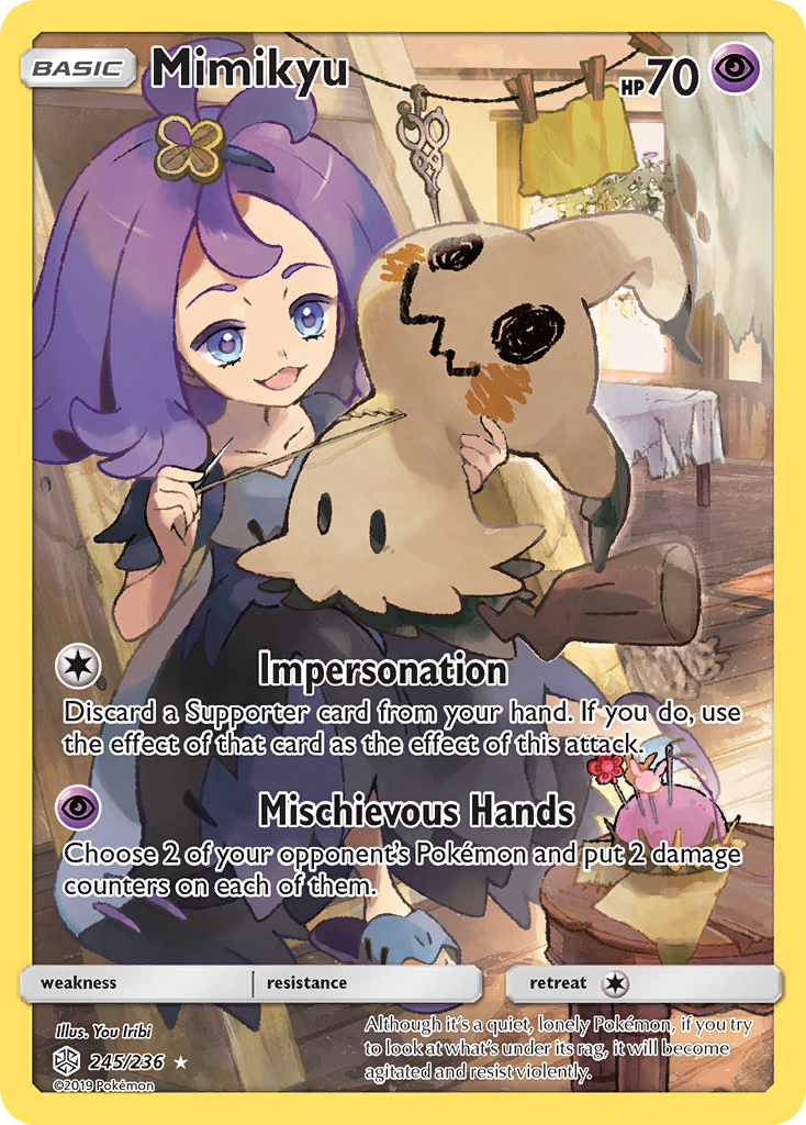 Mimikyu (245/236) [Sun & Moon: Cosmic Eclipse] | Game Haven TX