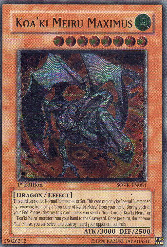 Koa'ki Meiru Maximus [SOVR-EN081] Ultimate Rare | Game Haven TX