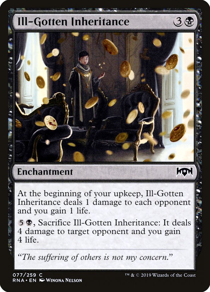Ill-Gotten Inheritance [Ravnica Allegiance] | Game Haven TX