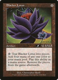 Blacker Lotus (Oversized) [Oversize Cards] | Game Haven TX