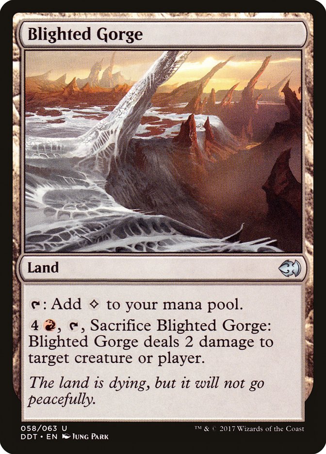 Blighted Gorge [Duel Decks: Merfolk vs. Goblins] | Game Haven TX