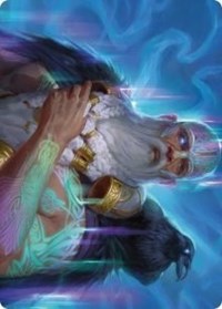Alrund, God of the Cosmos Art Card [Kaldheim: Art Series] | Game Haven TX