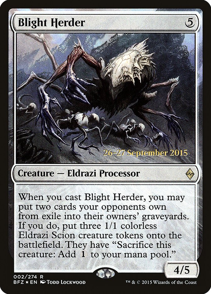Blight Herder [Battle for Zendikar Promos] | Game Haven TX
