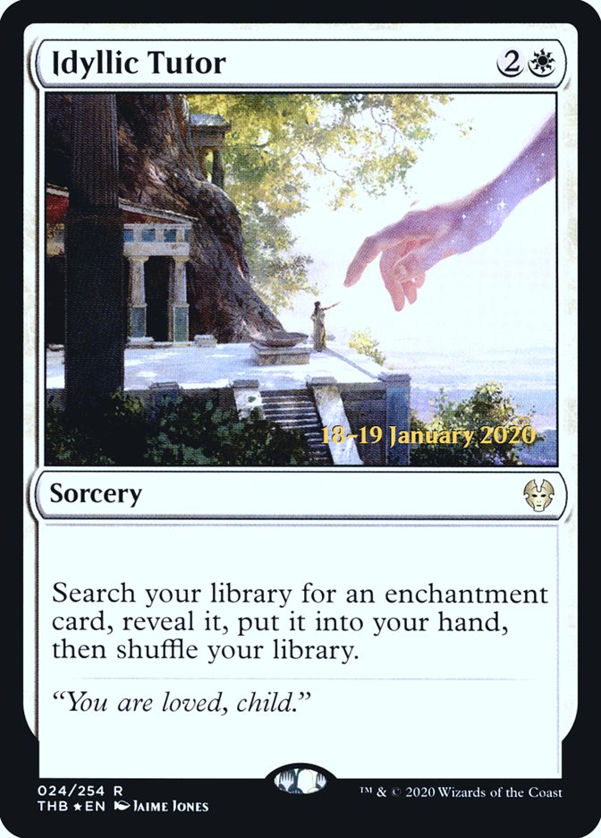 Idyllic Tutor [Theros Beyond Death Promos] | Game Haven TX