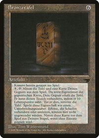 Bronze Tablet (German) - "Bronzetafel" [Renaissance] | Game Haven TX