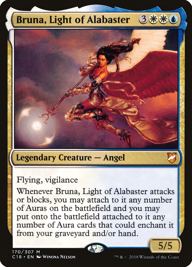 Bruna, Light of Alabaster [Commander 2018] | Game Haven TX