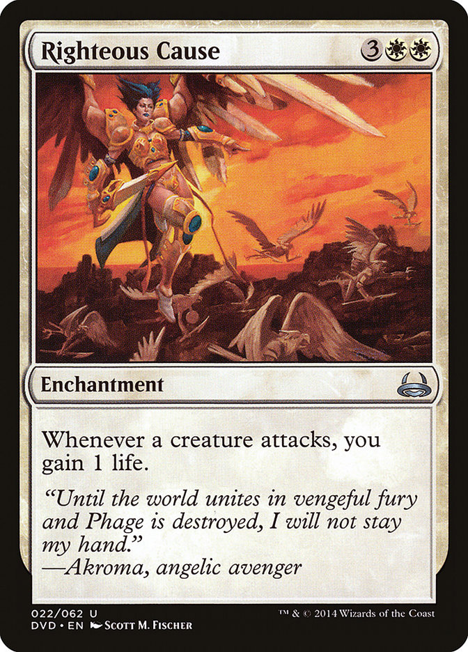 Righteous Cause [Duel Decks Anthology: Divine vs. Demonic] | Game Haven TX