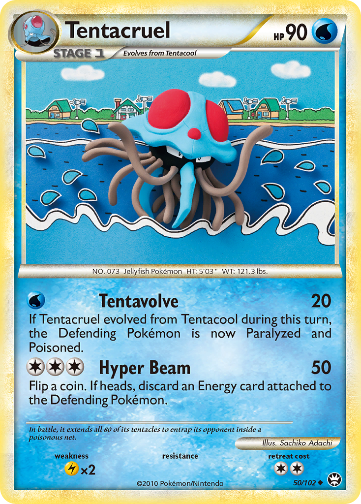 Tentacruel (50/102) [HeartGold & SoulSilver: Triumphant] | Game Haven TX