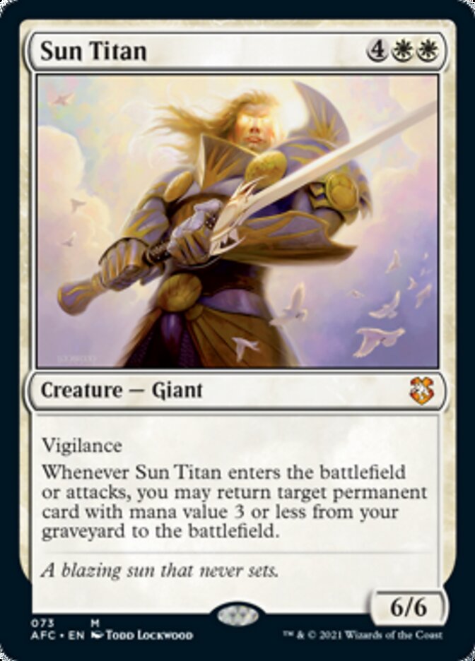 Sun Titan [Dungeons & Dragons: Adventures in the Forgotten Realms Commander] | Game Haven TX