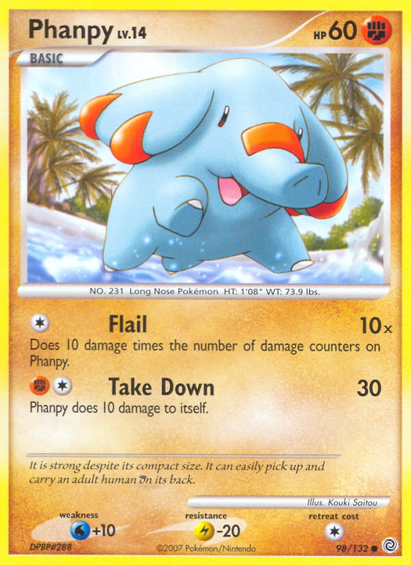 Phanpy (98/132) [Diamond & Pearl: Secret Wonders] | Game Haven TX