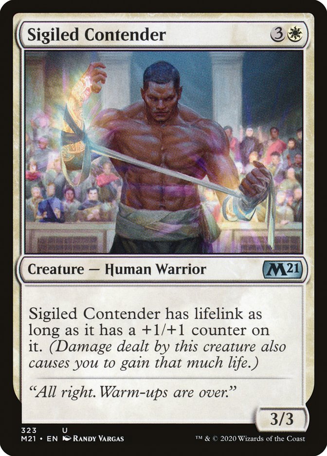 Sigiled Contender [Core Set 2021] | Game Haven TX