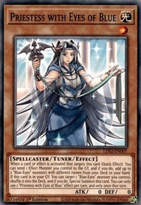 Priestess with Eyes of Blue [LDS2-EN007] Common | Game Haven TX