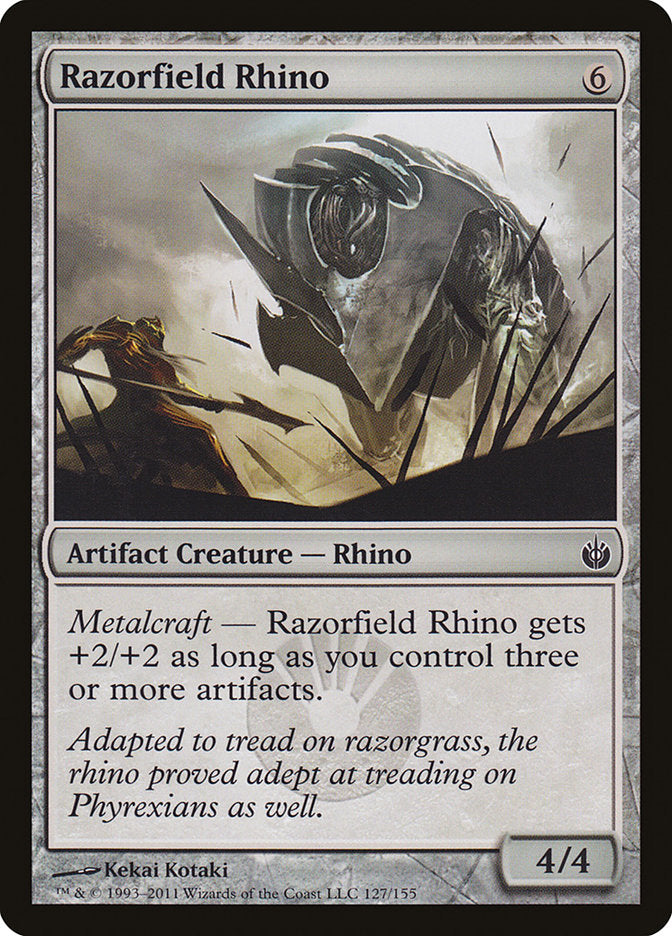 Razorfield Rhino [Mirrodin Besieged] | Game Haven TX