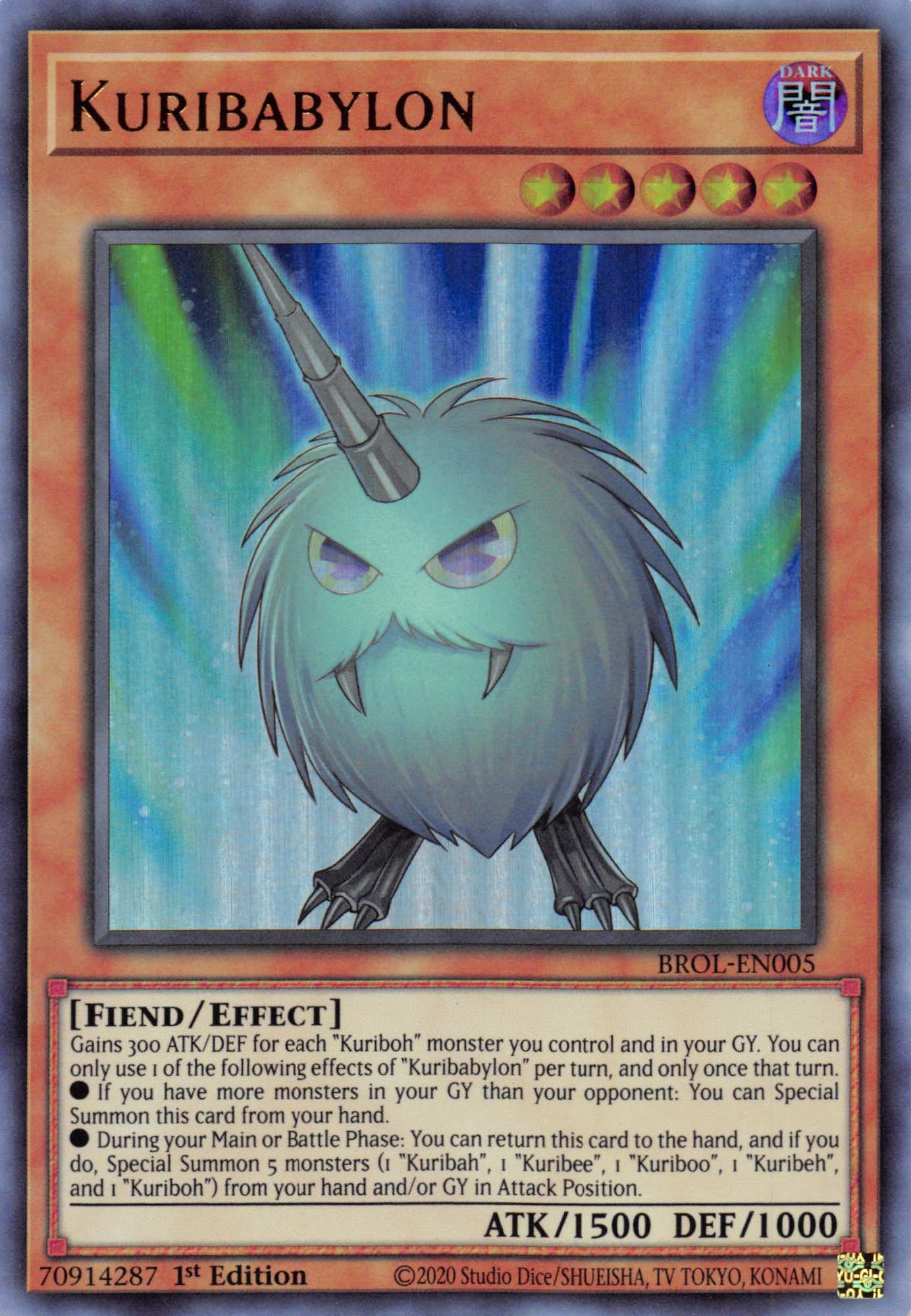 Kuribabylon [BROL-EN005] Ultra Rare | Game Haven TX