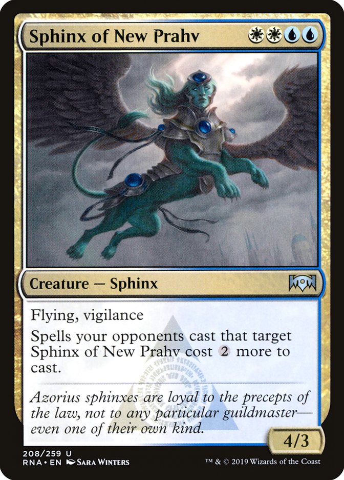 Sphinx of New Prahv [Ravnica Allegiance] | Game Haven TX