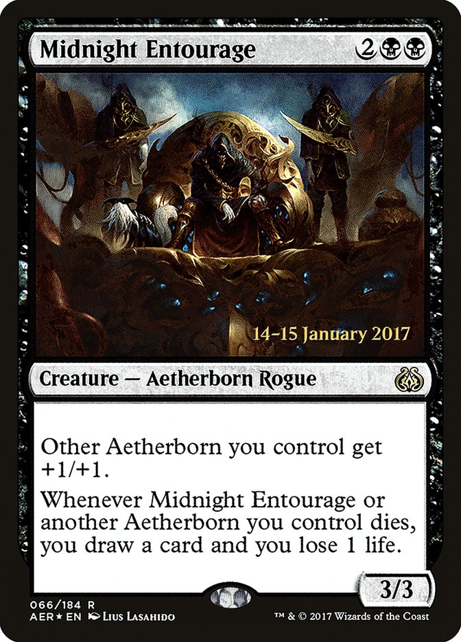 Midnight Entourage [Aether Revolt Promos] | Game Haven TX