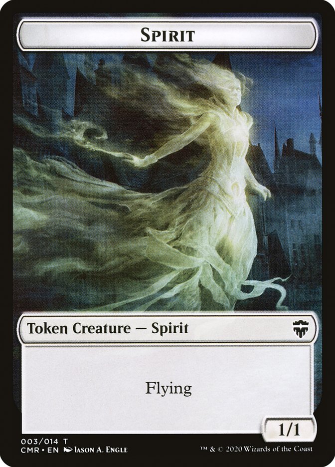 Spirit // Zombie Token [Commander Legends Tokens] | Game Haven TX